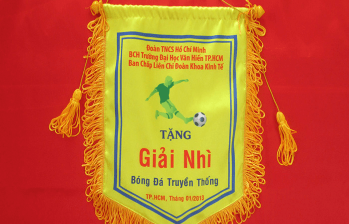 In cờ lưu niệm