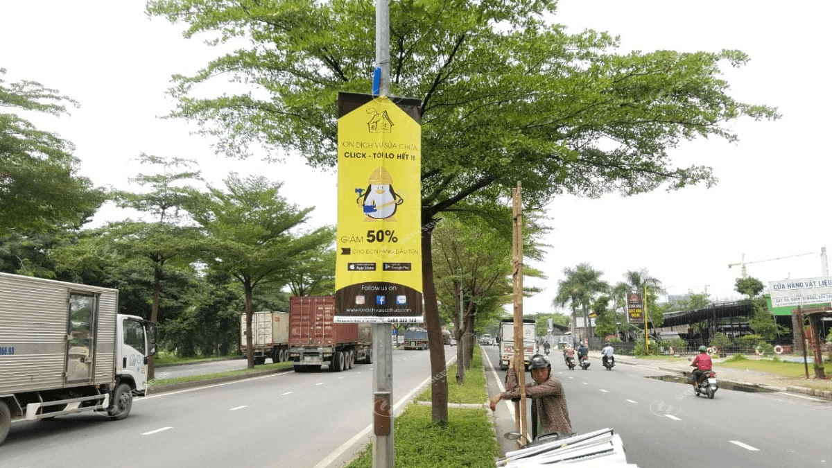 in cờ phướn